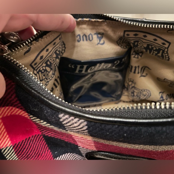 Juicy Couture Plaid Handbag and Wallet Set - Picture 13 of 14